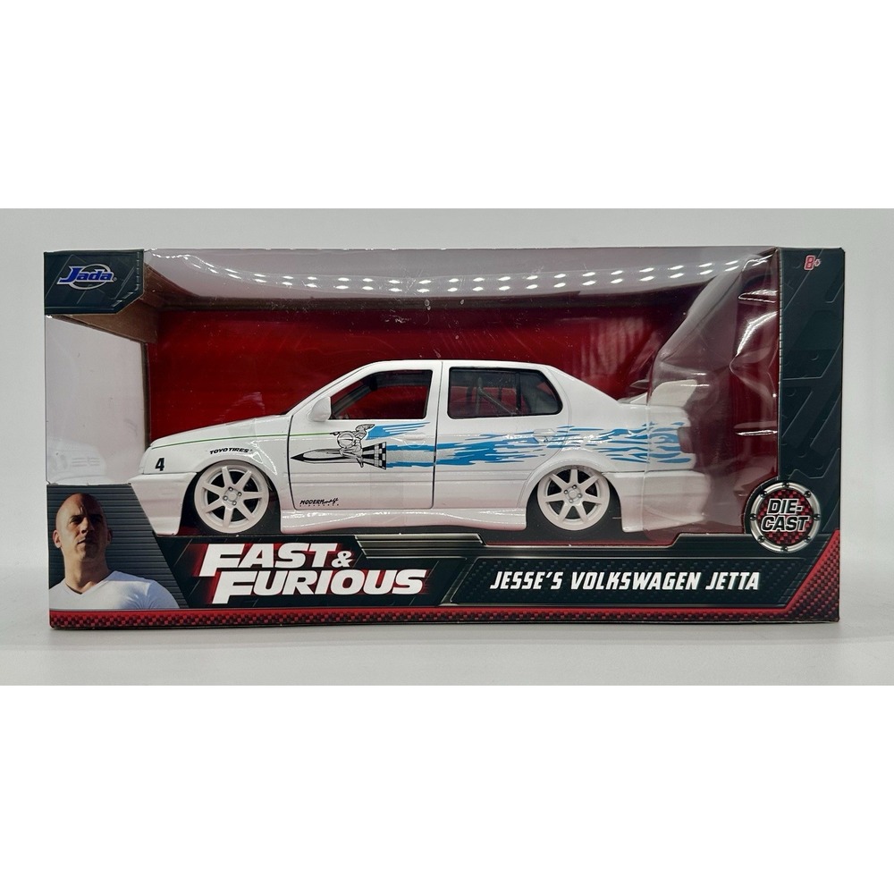 Jada Fast & Furious Jesse's Volkswagen VW Jetta 1:24 White #99591 Diecast New